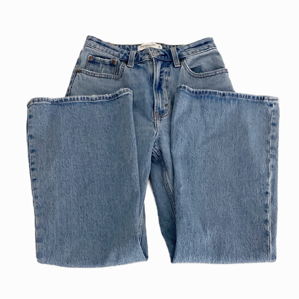 Abercrombie & Fitch Women's The Vintage Flare High Rise Curve Love Jeans Sz 25/0 - Picture 3 of 9